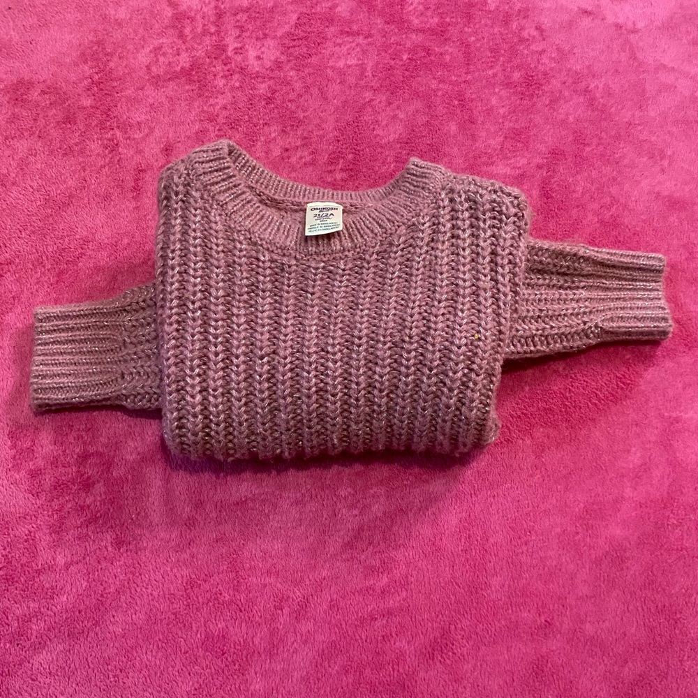 OshKosh B'gosh Kids Pink Sweater - Picture 4 of 4